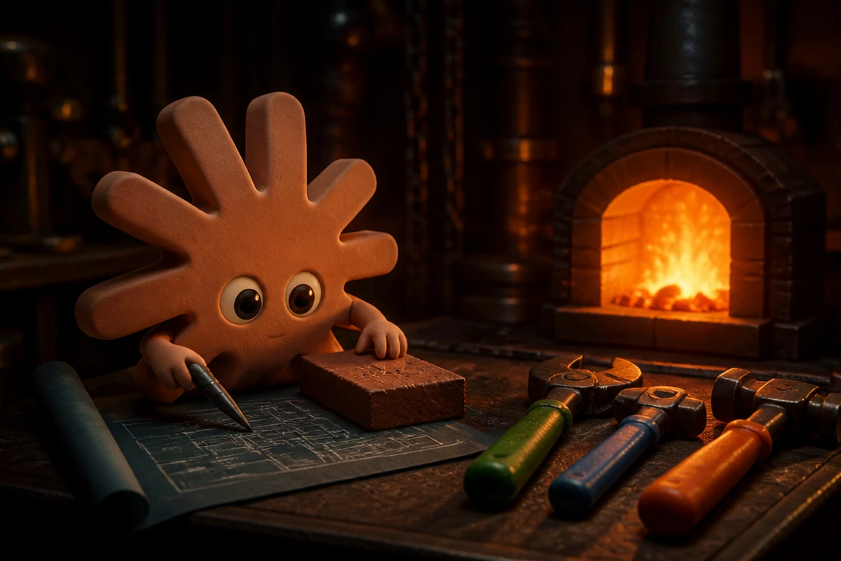 Иллюстрация процессора с логотипом Anthropic на фоне модели Claude