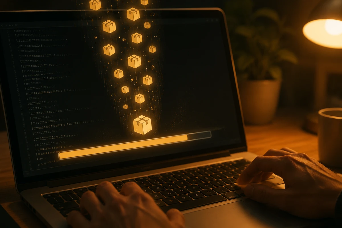 Процесс установки Claude Code через npm install в терминале macOS