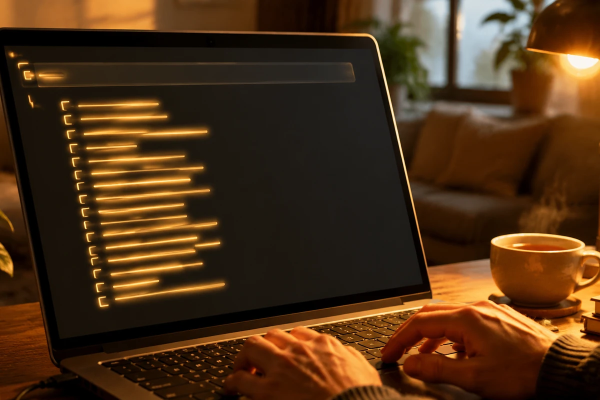 Интерфейс Claude Code в VS Code с меню команд