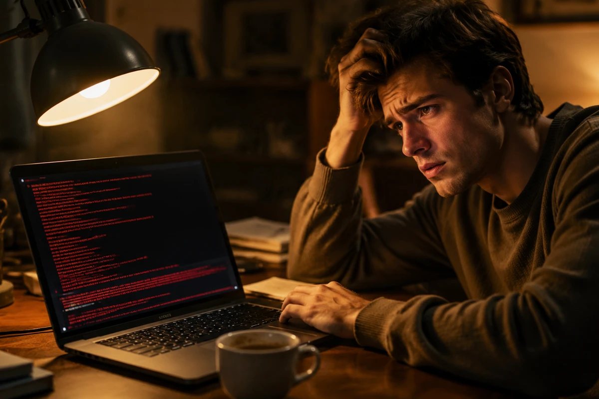 Терминал с сообщением об ошибке Claude code после запуска команды