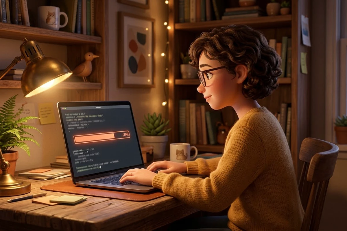 Установка Claude Code на Windows — окно терминала с командой install