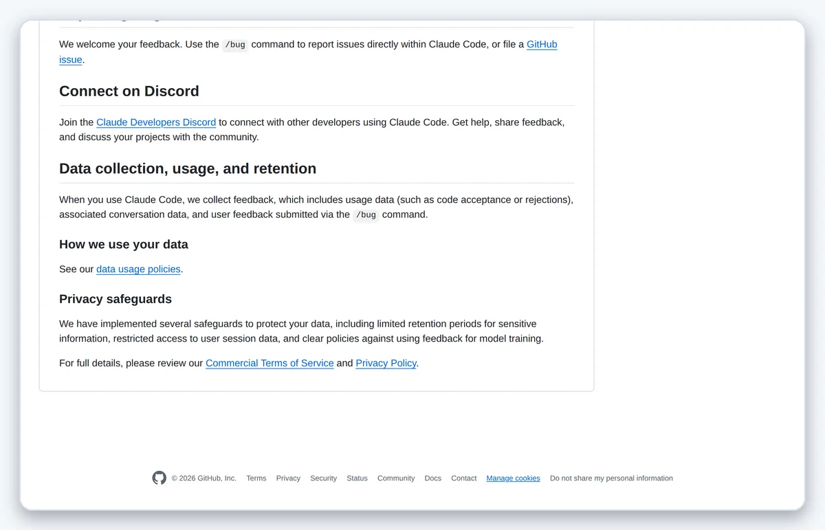 Скриншот: Репозиторий Claude Code на GitHub со ссылками на релизы (снято 31.08.2026)