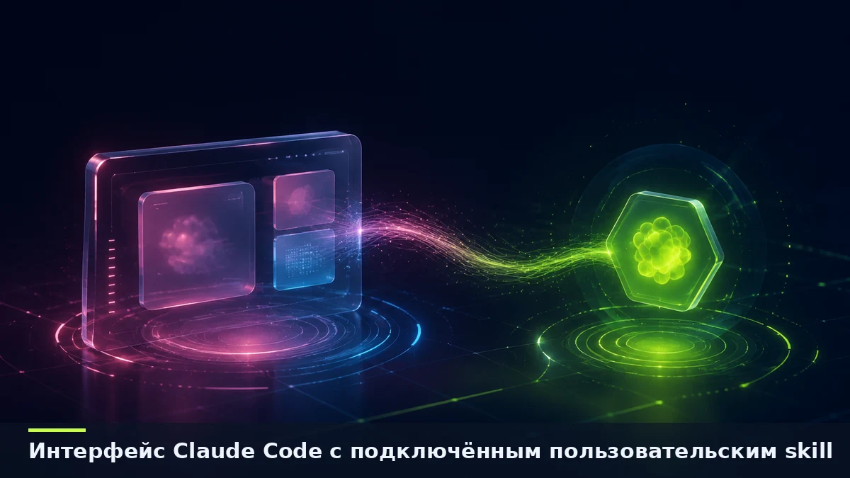 Иллюстрация: как Claude skills подключаются к диалогу с моделью