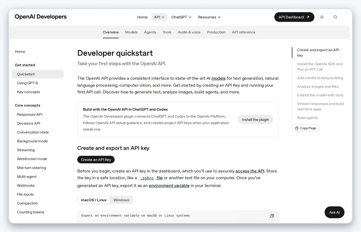 Скриншот: Официальная документация OpenAI Codex о работе с кодом (снято 15.10.2026)
