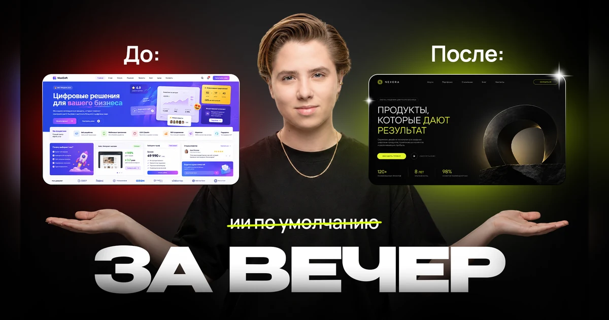 Кадр из видео: Как я переделала нейросетевой сайт на клиенте: путь от слопа до продукта