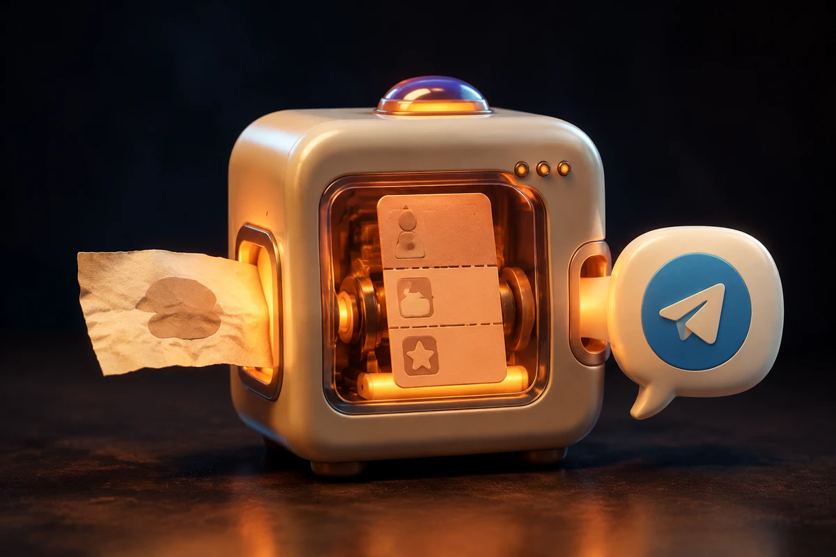 Схема: скилл Claude для Telegram-канала, от темы до готового поста